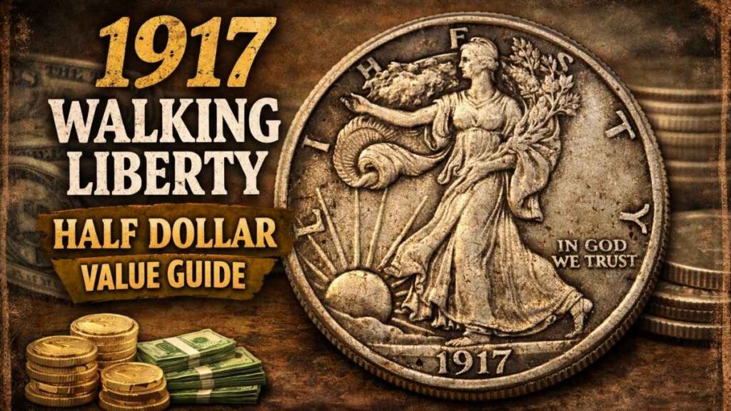 1917 Walking Liberty Half Dollar Value Guide 2026: Rare Coin Prices, Key Dates & Collecting Tips