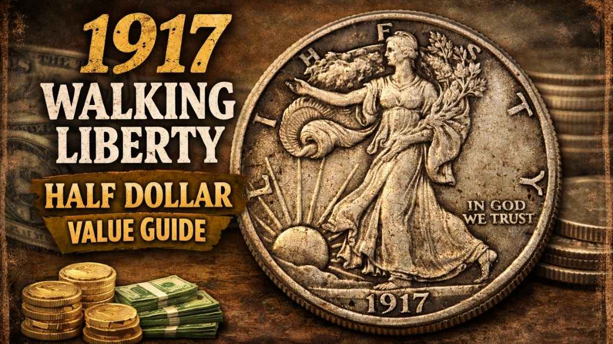 1917 Walking Liberty Half Dollar Value Guide 2026: Rare Coin Prices, Key Dates & Collecting Tips